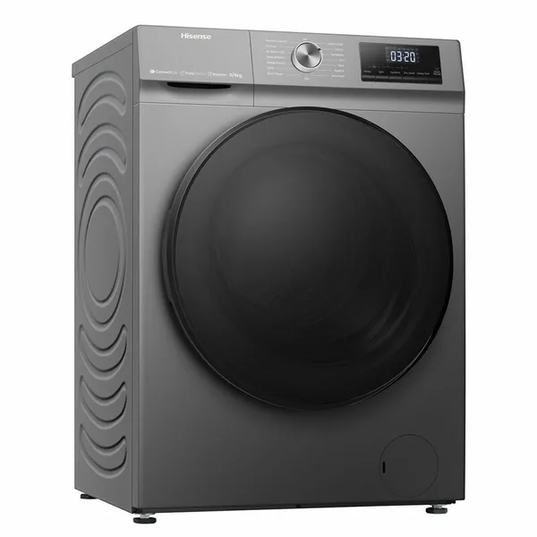Hisense Washing Machine 8kg & Dryer 5kg Smart WI-FI Connectlife App Inverter Jet Titanium Grey WD3Q8043BT