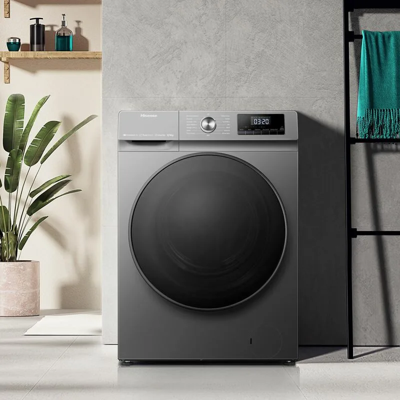 Hisense Washing Machine 8kg & Dryer 5kg Smart WI-FI Connectlife App Inverter Jet Titanium Grey WD3Q8043BT