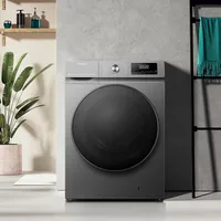 Hisense Washing Machine 8kg & Dryer 5kg Smart WI-FI Connectlife App Inverter Jet Titanium Grey WD3Q8043BT