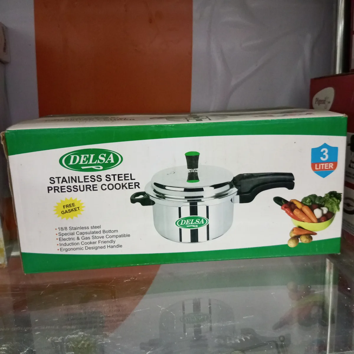 Delsa Stainless Steel Pressure Cooker 3L