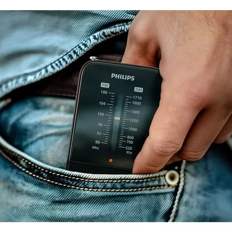 Philips Portable FM/AM Analogue Radio, AAA Battery Operated TAR1509/00