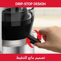 Moulinex Juicer Extractor 2.2l Juice Jug with Pulp Container 1000w Ju660d27 - 2 Speeds Stainless Steel Filter Material Direct Serve Locking System 1 Large Handle