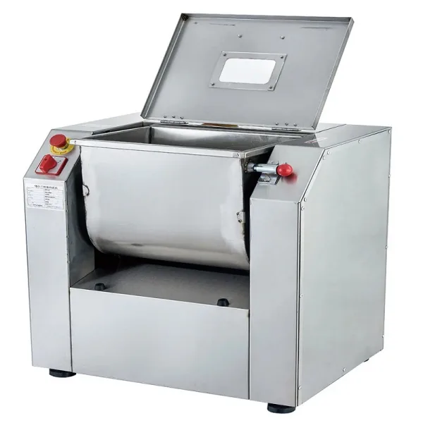 Commercial Horizontal Dough Mixer 750W High-Efficiency Industrial Blender 7.5L Capacity, Professional Stainless Steel Dough Kneading Machine HR-J7.5