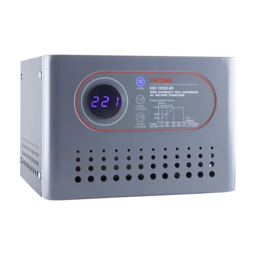 Tronic Single Phase Stabilizer 1Kv HZ 1000-DI