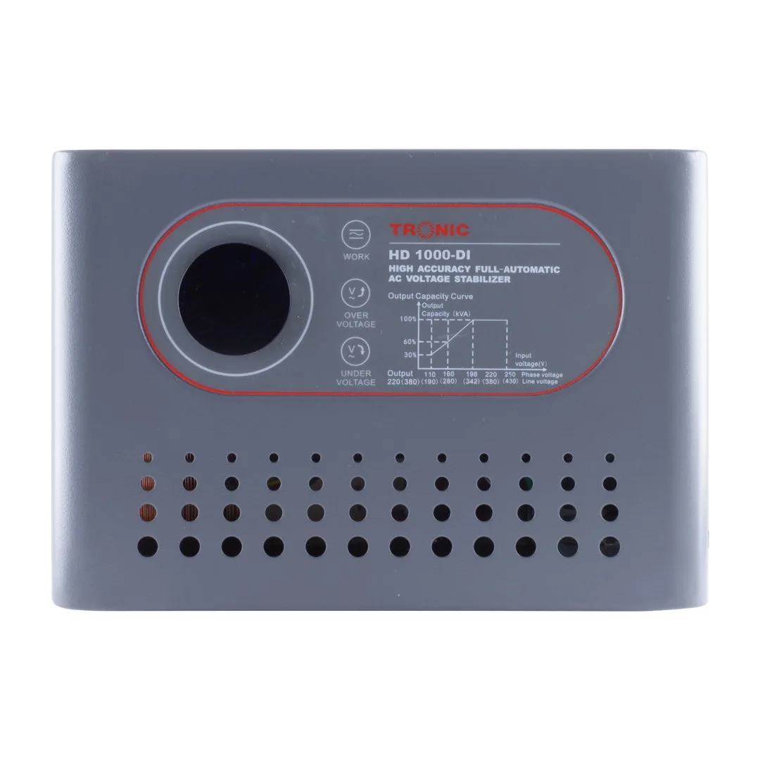 Tronic Single Phase Stabilizer 1Kv HZ 1000-DI