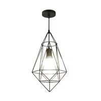 Tronic Black Diamond Cage Pendant Lamp
