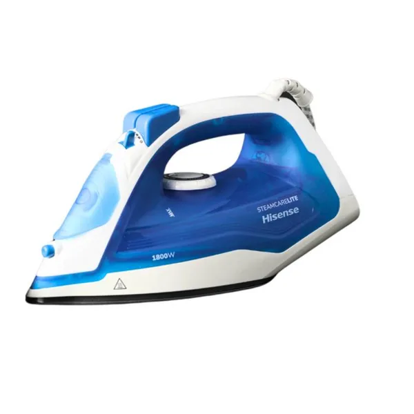 Hisense Steam Iron with AntiCalc System 1800 Watts HSIH1800BLT