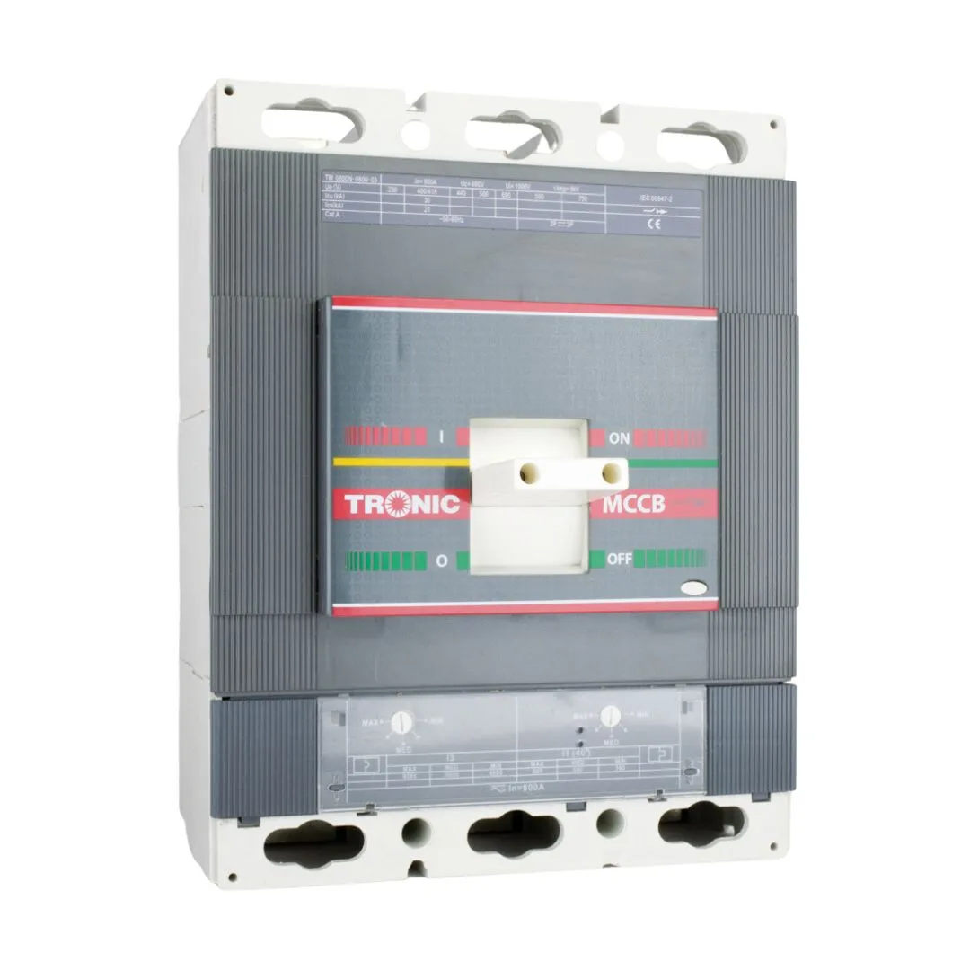 Tronic MCCB 800 Amps 3 Pole Adjustable