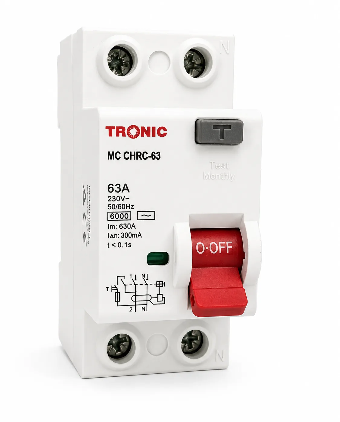 Tronic Residual Current Protection 2 Pole