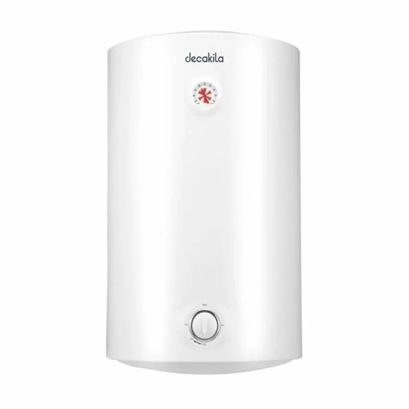 Decakila Water Heater 80l Electric with Storage Vertical Installation 1500w Kewh009w spcc metal body 316l heating element multifunctional safety valve longer life tank