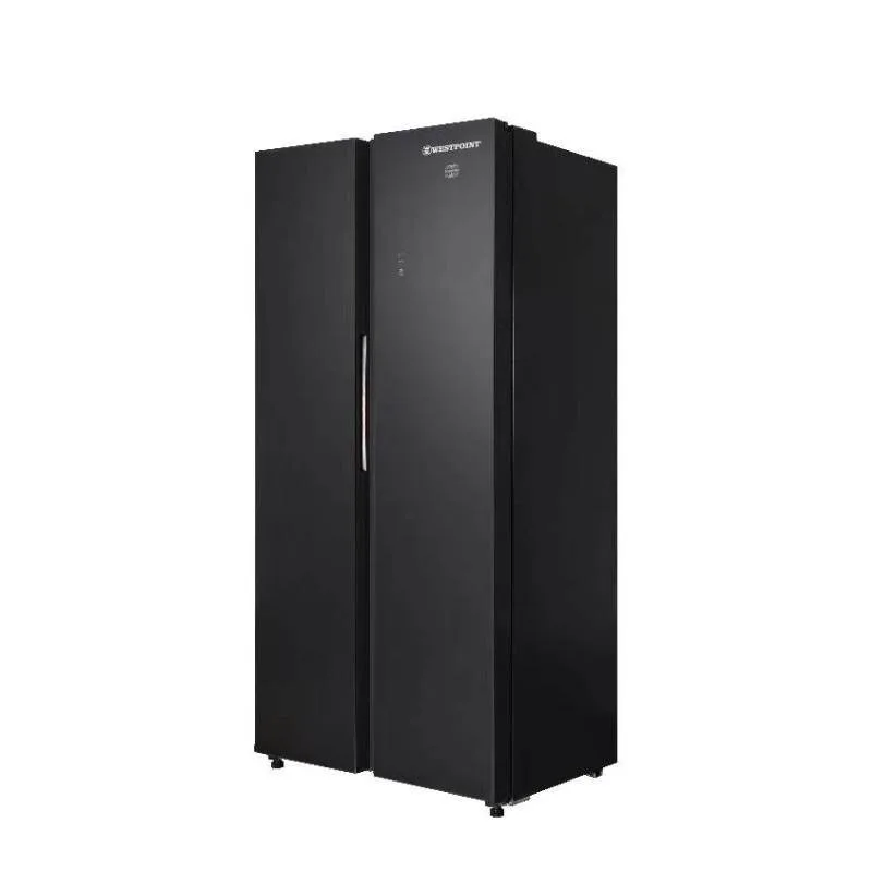Westpoint Refrigerator 444L, Double Door, No Frost, Black Finish, Energy Saving WSNL-5123.EDGN