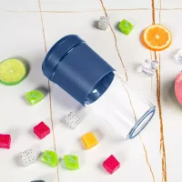 Decakila Blender Portable 300ml Plastic Jug with Stainless Steel Blades 50w Kmjb012l anti slip handshake design double click to start 1200mah battery capacity