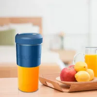Decakila Blender Portable 300ml Plastic Jug with Stainless Steel Blades 50w Kmjb012l anti slip handshake design double click to start 1200mah battery capacity