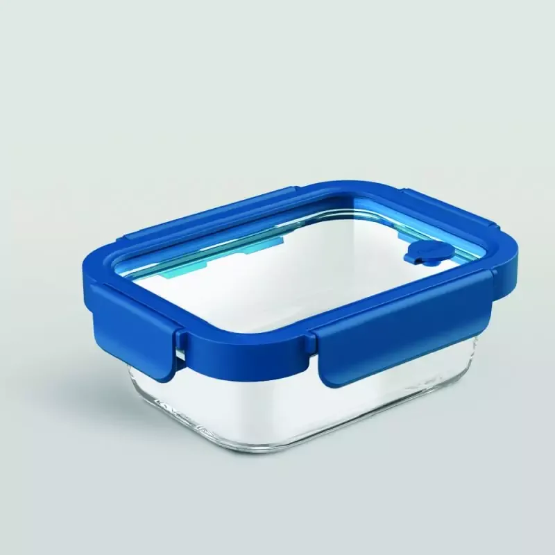 Ocean Rego Food Container Box, Rectangle, Blue Tide 640ml 4GP001C022C01