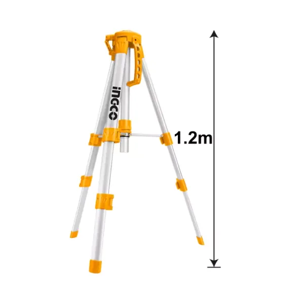 Ingco Tripod for Laser Levels 120cm 1/4", 1.2m HLLT01152