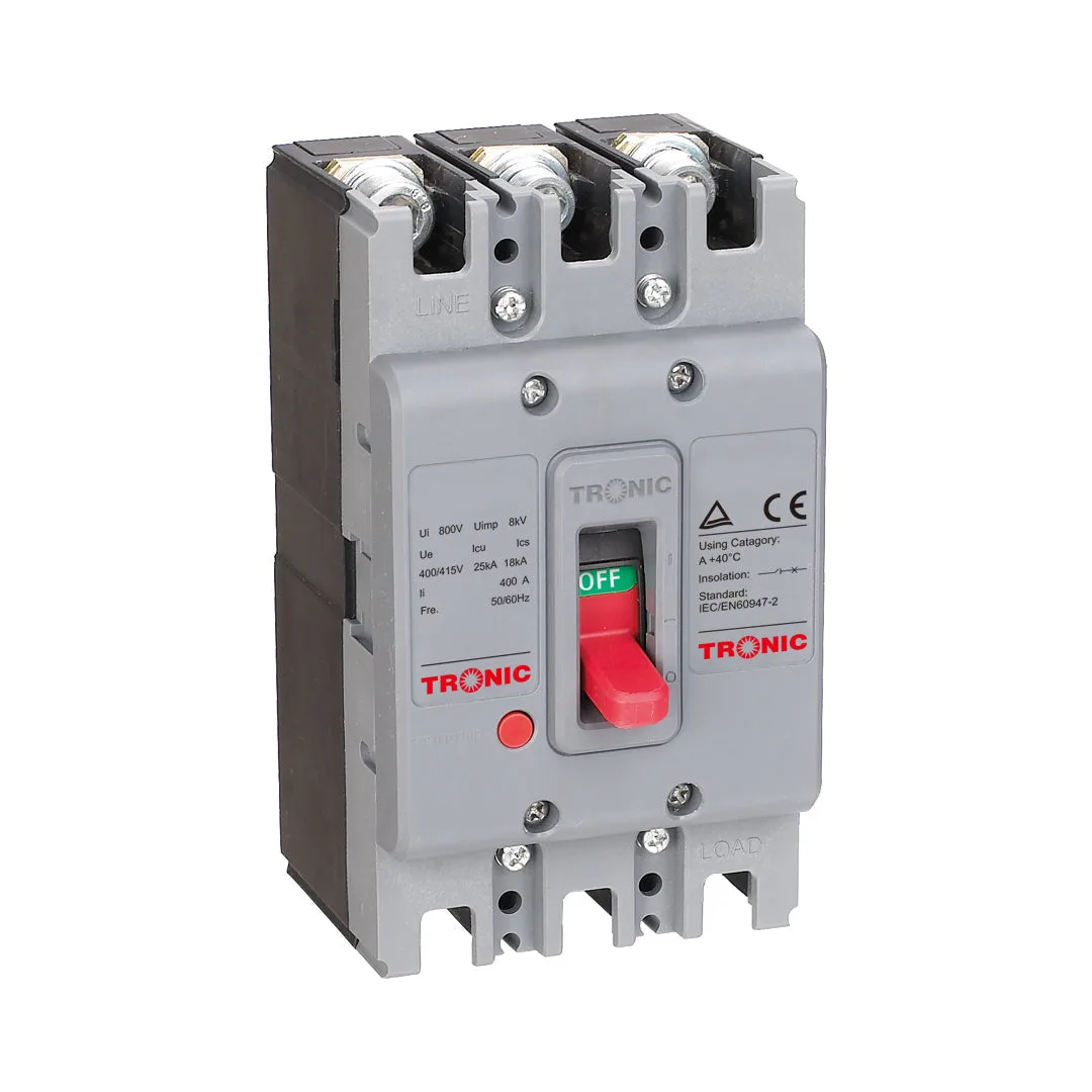 Tronic Industrial 3-Pole Circuit Breaker - 200A, 21kA (MCCB)