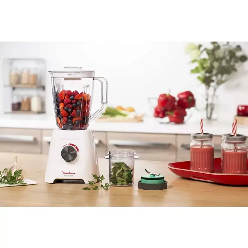 Moulinex Blendforce 2 Blender 1.5L with Grinder & Mill 600W LM423127