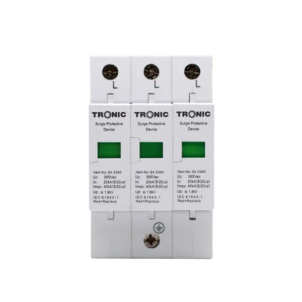 Tronic 385V AC Type 2 Surge Protection Device - 3 Pole, 40kA