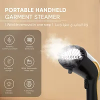 Nikai Garment Steamer 180Ml Tank Hand Held 2000W NGS77H Overheat Protection Power Indicator Removable Water Tank Temperature Control