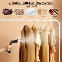Nikai Garment Steamer 180Ml Tank Hand Held 2000W NGS77H Overheat Protection Power Indicator Removable Water Tank Temperature Control