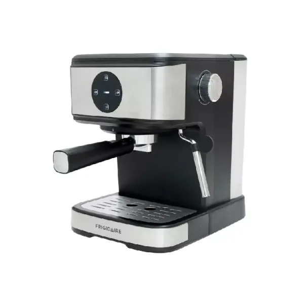 Frigidaire 2 Cup Espresso Maker with Milk Frother, 15 Bar Pressure, 1.5L Detachable Water Tank FD7280
