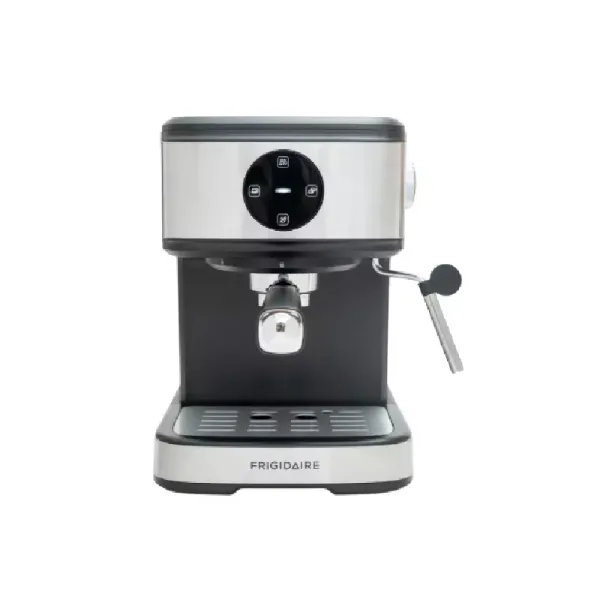 Frigidaire 2 Cup Espresso Maker with Milk Frother, 15 Bar Pressure, 1.5L Detachable Water Tank FD7280