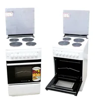 Westpoint Cooker 50x55, 4 Electric Plates, Electric Oven with Grill Glass Lid WCER5504E0