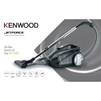Kenwood Vacuum Cleaner 2200W Multi Cyclonic Bagless Canister 2.5L With 5M Cable, Surface, Speed Control, Hepa Filter, Anti Bacteria, Pet Care For Home & Office VBP60.000BK