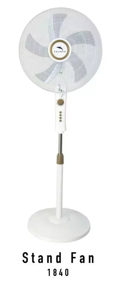 Dolphin Stand Fan w/Timer & Speed Plastic Blade 1840