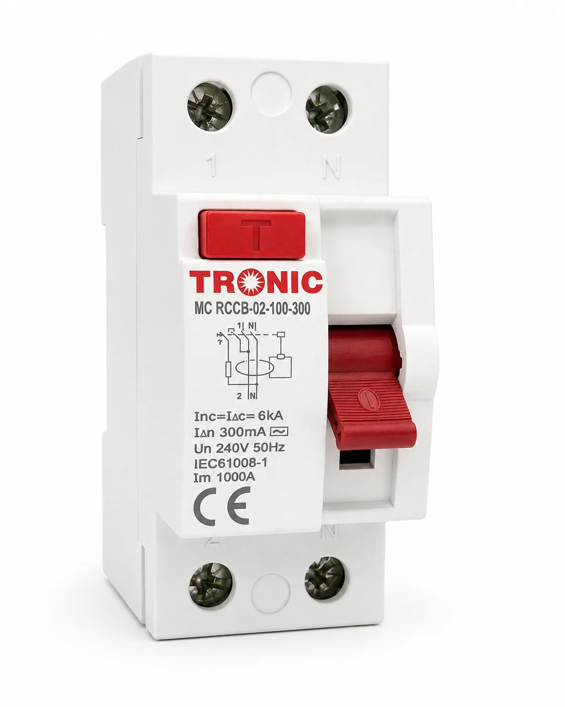 Tronic Residual Current Circuit Breaker 2 Pole