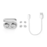 Philips True Wireless Noise Cancelling Earbuds, 24H Playtime, Natural Sound, Dynamic Bass TAT3509WT/97