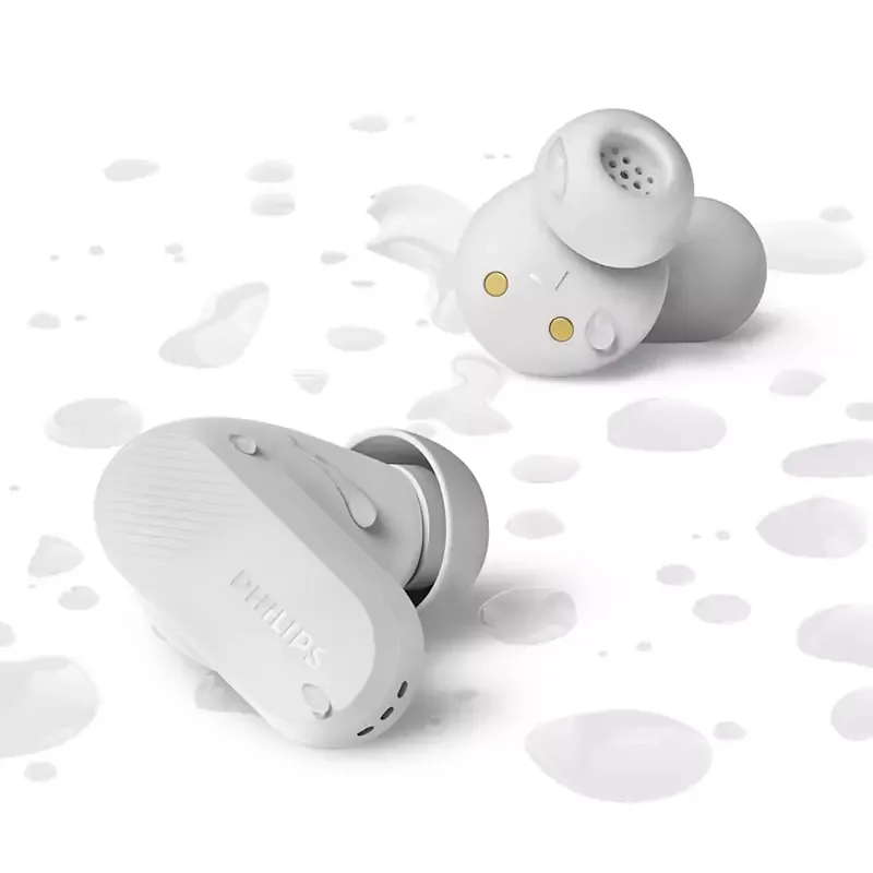Philips True Wireless Noise Cancelling Earbuds, 24H Playtime, Natural Sound, Dynamic Bass TAT3509WT/97