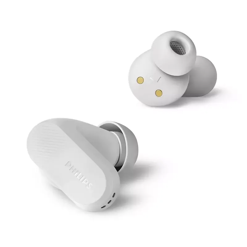Philips True Wireless Noise Cancelling Earbuds, 24H Playtime, Natural Sound, Dynamic Bass TAT3509WT/97