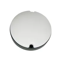 Tronic Black Round LED Warm White Bulkhead 12 Watts