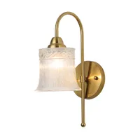Tronic Vintage Flared Skirt Glass Wall Light