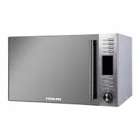 Nikai Microwave 30l Digital 5 Power Levels with Grill Function 1100w NMO300MDG Defrost By Timing And Weight Cooking End Signal Pull Handle Door Stainless Steel Panel