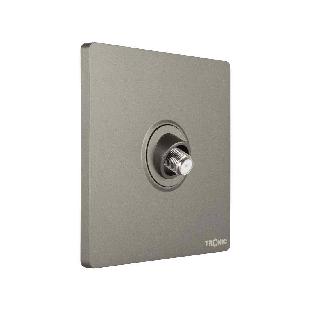 Tronic Grey - Satellite Socket