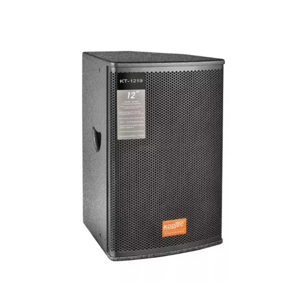 Kodtec Mid Single Speaker - 12-Inch Single Woofer, High Power Output, Clear Sound with Deep Bass, Bluetooth & AUX Connectivity, Portable Heavy Duty Party Speaker KT-1218