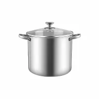 Decakila Stock Pot 14.8L 0.5mm Thickness Stainless Steel Kmep047m