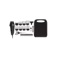 Wahl Corded Hair Clipper Kit Home Pro 300 Series with with 8 Combs, Cleaning Tools & Case Black 9247-1327
