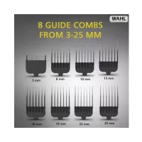 Wahl Corded Hair Clipper Kit Home Pro 300 Series with with 8 Combs, Cleaning Tools & Case Black 9247-1327