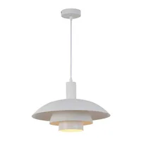 Tronic Scandinavian White Layered Dome Pendant Light