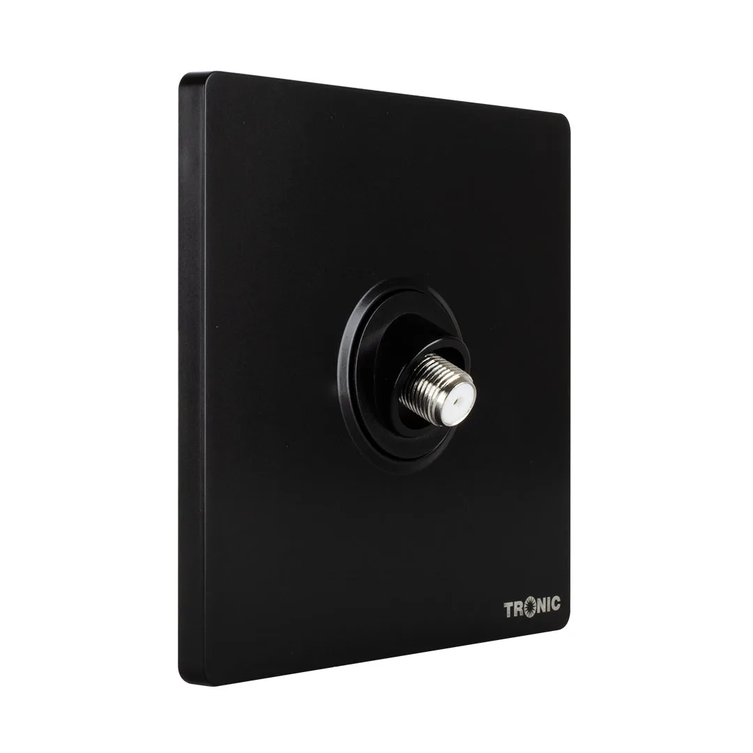 Tronic Black - Satellite Socket