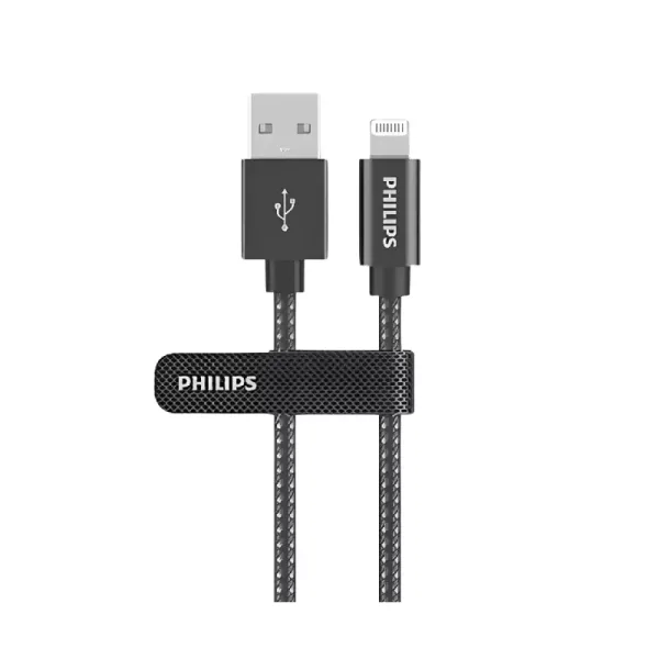 Philips USB-A to Lightning Charging & Data Sync Cable 2.4A 1m DLC5030V/00