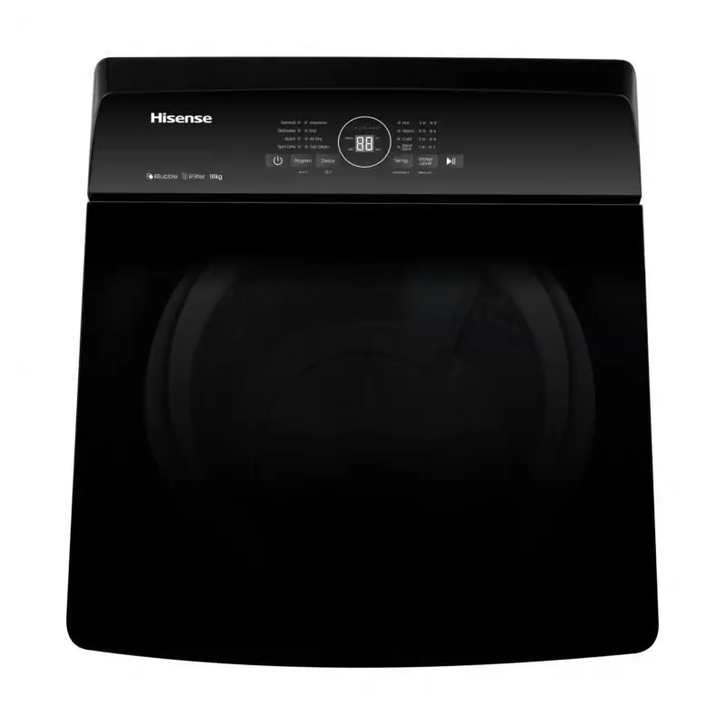 Hisense Washing Machine 18kg Top Load, 3i Series with iBubble, Real Control, Soak Function, Premium Grey WT3i1823UB