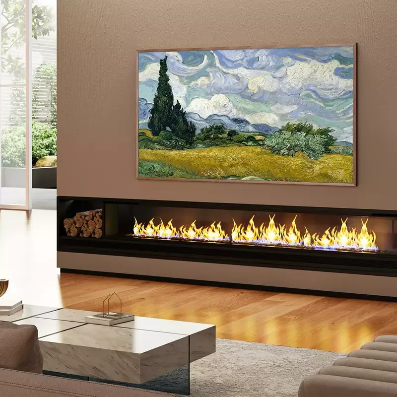 Hisense 55" Class QLED 4K Canvas Smart TV - , Dolby Vision HDR Google 144Hz, Art Mode, Anti-Glare Panel, Hi-Matte Display, Frame & UltraSlim 55S7N
