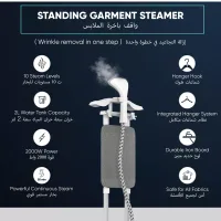 Nikai Garment Steamer 2L Tank Suit Hanger 2000W NGS892AB Overheat Protection 10 Steam Levels Double Aluminum Poles