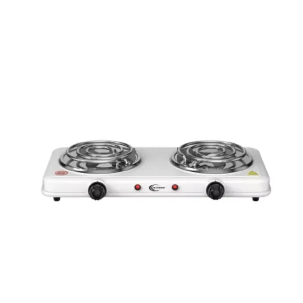 Silverdome Electric Coil Cooker Double Plate 2000W DCC-100