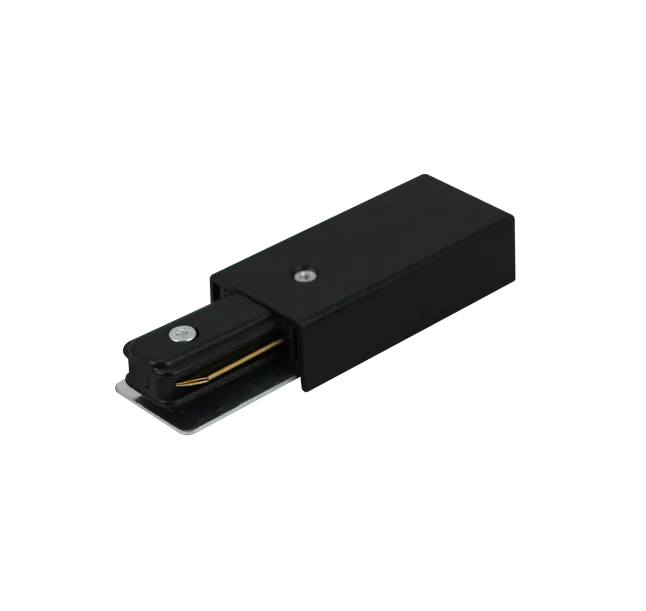 Tronic Black Track Light Power Connector - Live End