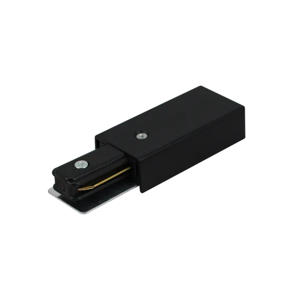 Tronic Black Track Light Power Connector - Live End